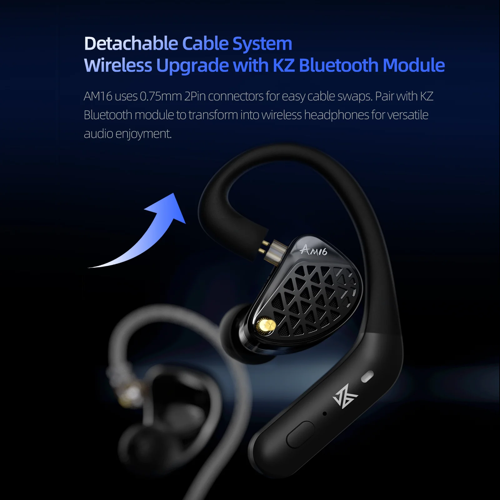 KZ AM16 16 Driver Hi-Fi IEM Earphones with Balanced and Bass-Enhanced version - Image 12
