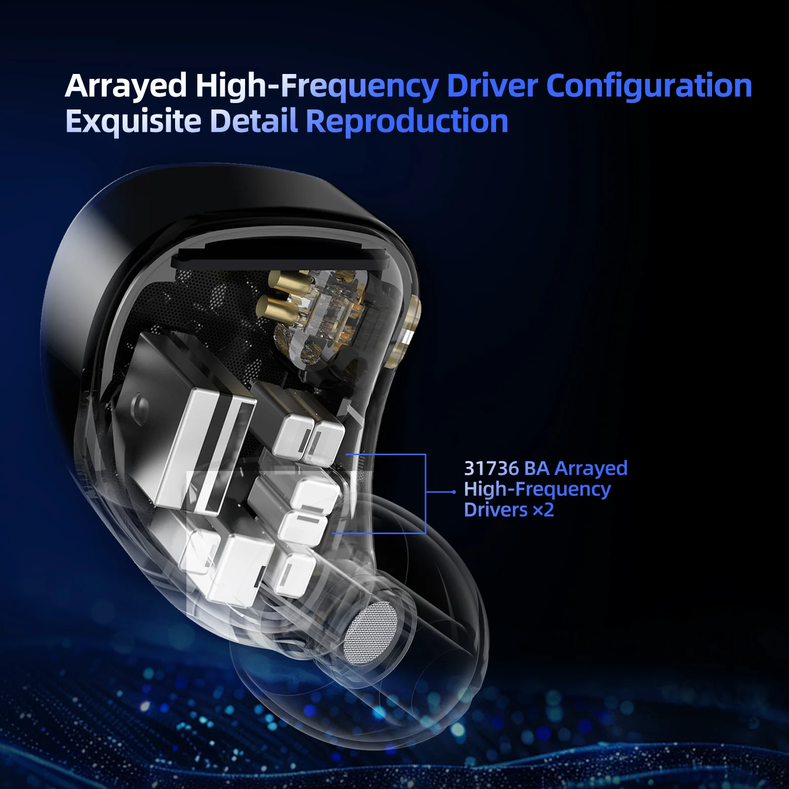 KZ AM16 16 Driver Hi-Fi IEM Earphones with Balanced and Bass-Enhanced version - Image 6