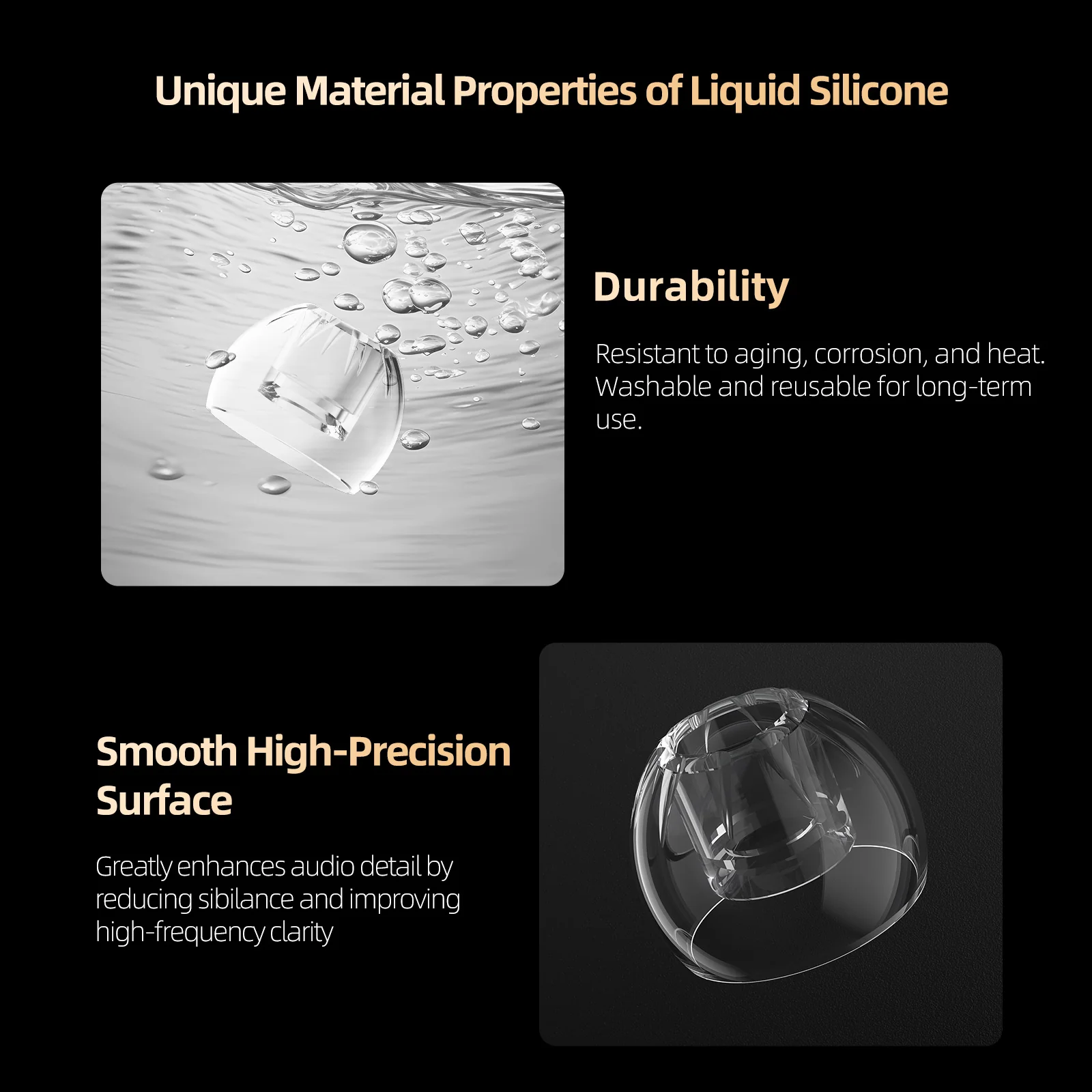 KZ LS01 Liquid silicone earplugs eartips - Image 7