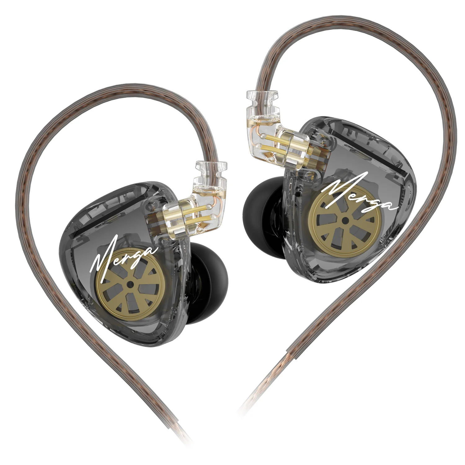 KZ Merga HiFi Wired Earbuds 2 Dynamic IEM - Image 11