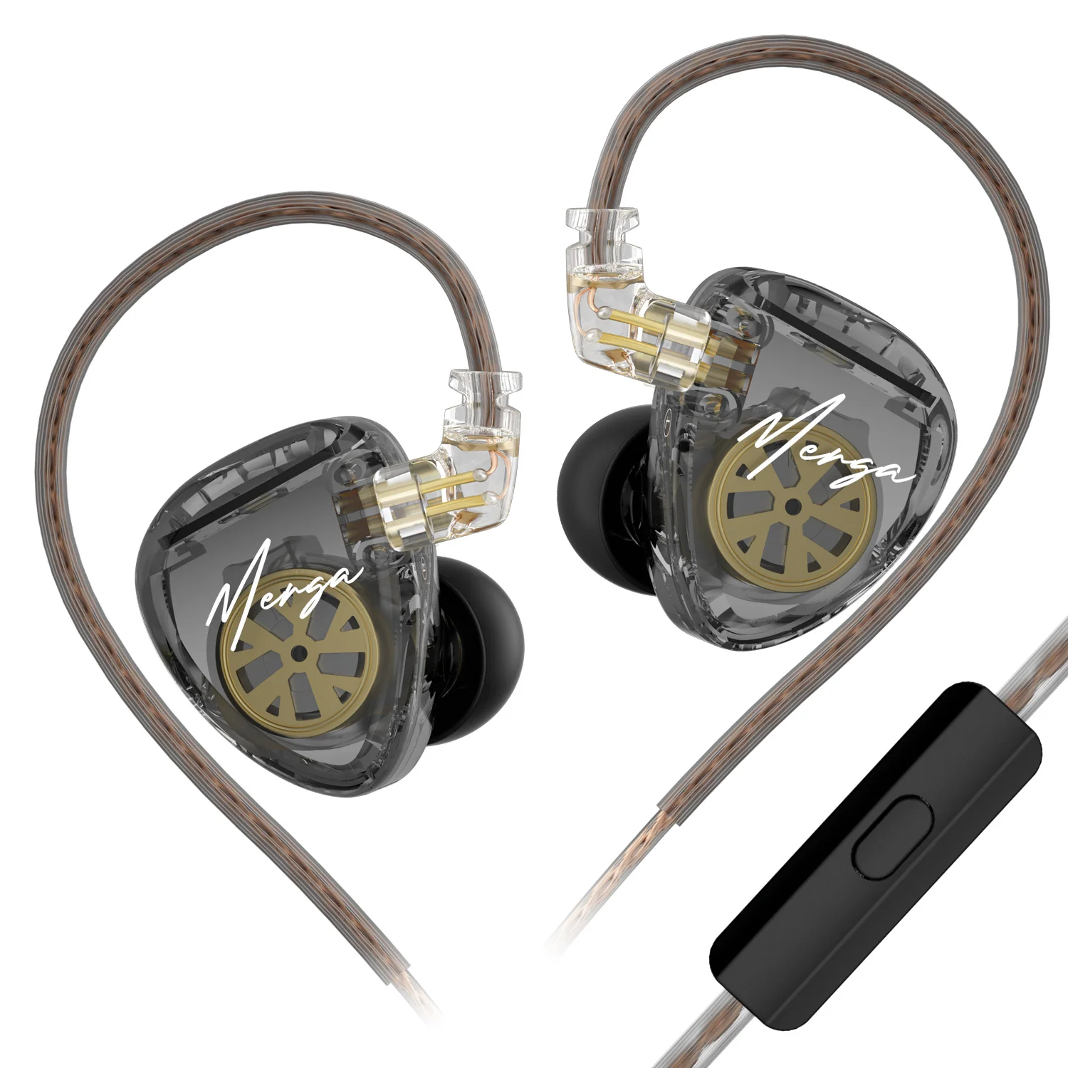 KZ Merga HiFi Wired Earbuds 2 Dynamic IEM - Image 9