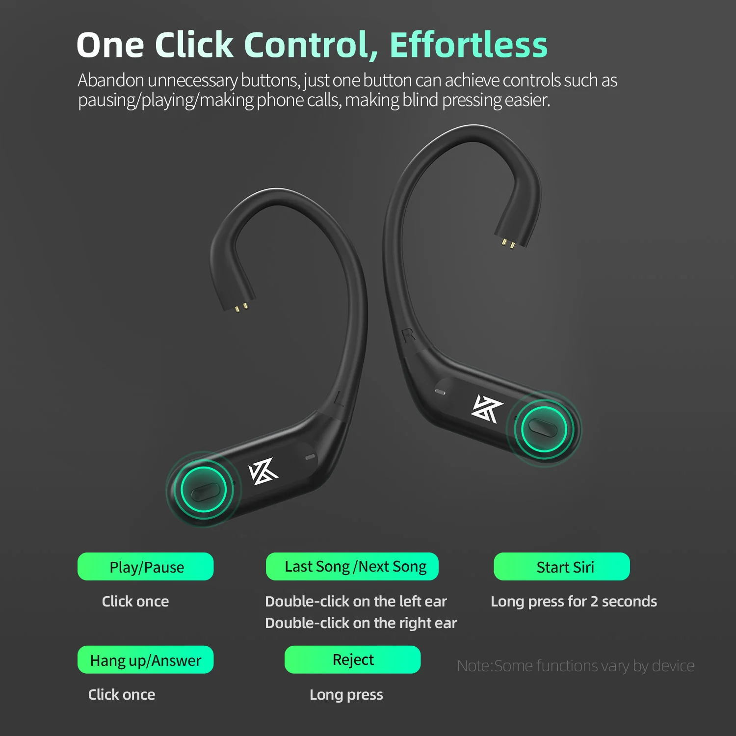 KZ XZ10 Bluetooth Earhook Bluetooth 5.3 with aptX/sbc/aac Transmission C PIN for ZS10 PRO/ZSN PRO 2/Castor etc. - Image 4